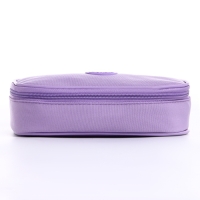 Косметичка на молнии, цвет сиреневый