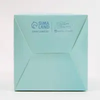 Коробка для капкейков, кондитерская упаковка, 1 ячейка &laquo;Голубой&raquo;, 9 х 9 х 11 см