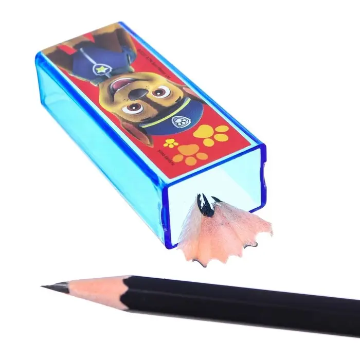 Точилка пластиковая прямоугольная, &laquo;Щенячий патруль&raquo;