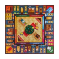 Новогодняя настольная игра &laquo;Новый год: MONEY POLYS. Фабрика Деда Мороза&raquo;, 60 карт, 44 фигурки, 6 фишек, 2 кубика, 10+