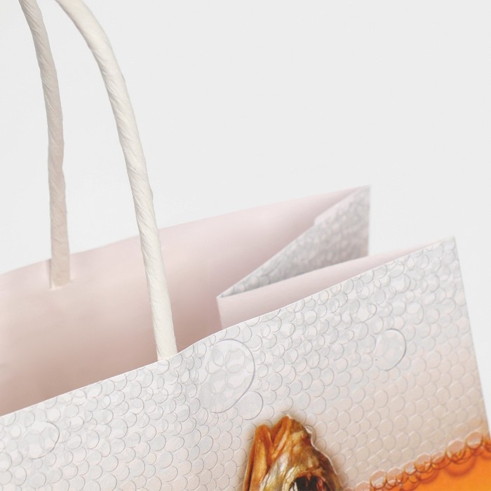 Пакет подарочный, упаковка, &laquo;Крепкому мужику&raquo;, 22 х 22 х 11 см