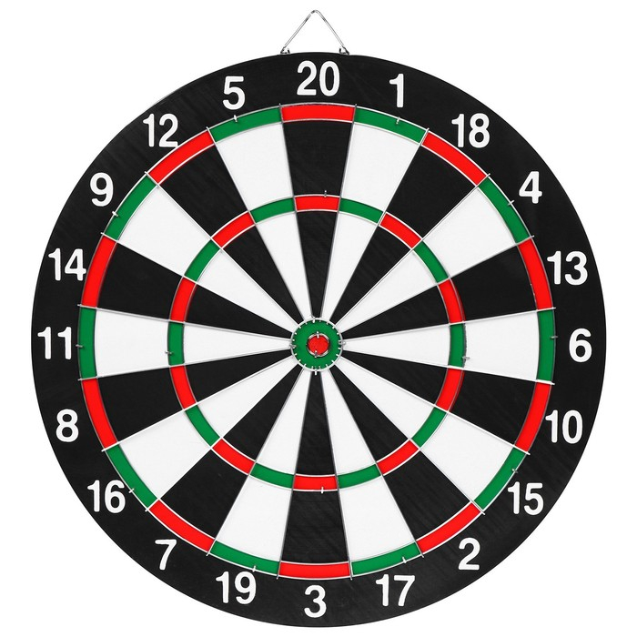 Дартс ONLYTOP, мишень диаметром 36 см, 6 дротиков