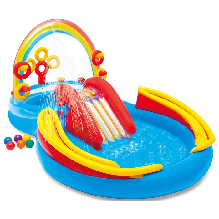 Игровой центр &laquo;Радуга&raquo;, 297 х 193 х 135 см, от 2 лет, 57453NP INTEX