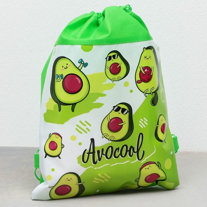 Мешок для обуви «Авокадо» полиэстер, размер 30 х 40 см Мешок для обуви «Авокадо» полиэстер, размер 30 х 40 см