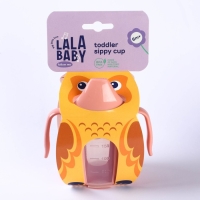 Поильник детский с твёрдым носиком &laquo;Protect Me&raquo;, 200 мл., с ручками, цвет розовый