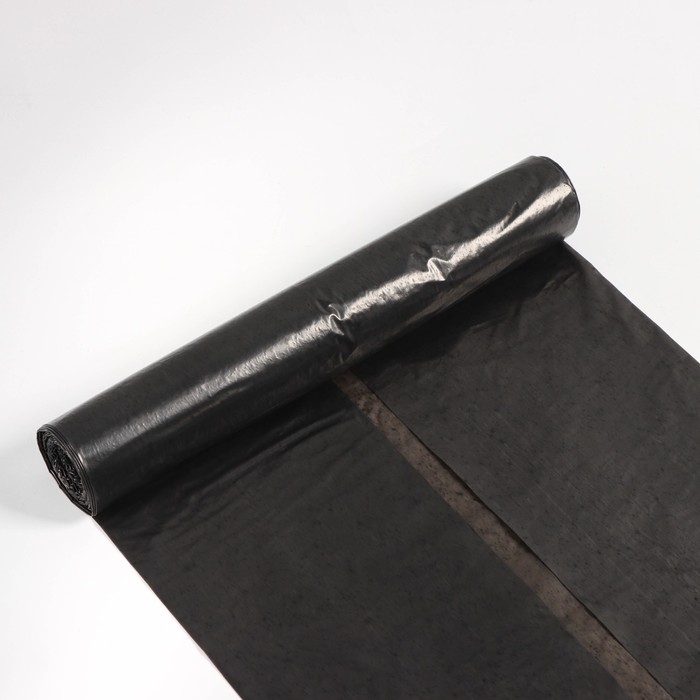 Мешки для мусора Доляна &laquo;Экстра&raquo;, 100 л, 63&times;105 см, 30 мкм, ПВД, 10 шт, цвет черный