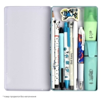 Пенал-футляр металлический 183 х 100 х 14 мм, Феникс "Монстрики" Пенал-футляр металлический 183 х 100 х 14 мм, Феникс "Монстрики"