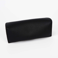 Чехол для очков на кнопке, длина 16 см, цвет чёрный Чехол для очков на кнопке, длина 16 см, цвет чёрный