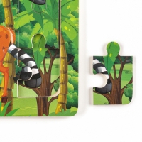 Пазл большой "Африка" элемент: 5,5 &times; 3 см