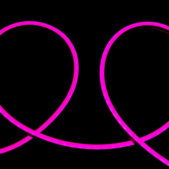 Гибкий неон Luazon Lighting 6 &times; 12 мм, IP65, 5 м, SMD2835, 120 LED/м, 12 В, свечение розовое