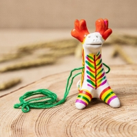 Филимоновская игрушка - свисток &laquo;Олень&raquo;