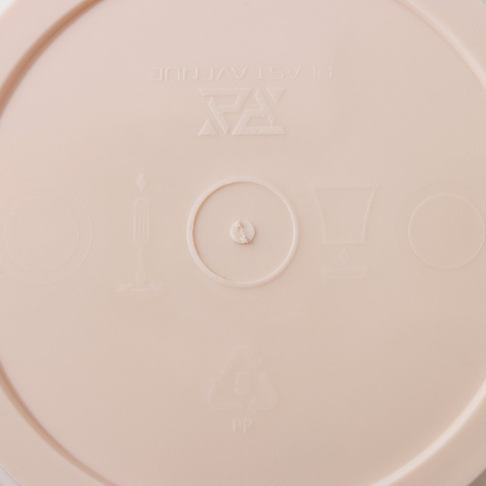 Кашпо для цветов со вставкой &laquo;Порто&raquo;, 3,5 л, цвет жемчужный