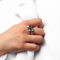 Кольцо металл &laquo;Ракушка&raquo; раковина, цвет серебро, размер 16