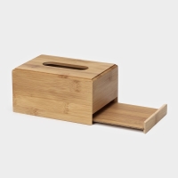 Салфетница Доляна &laquo;Комфорт&raquo;, 17&times;11&times;9 см, бамбук