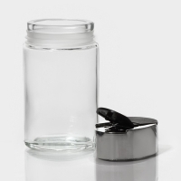 Солонка стеклянная Доляна «Классик», 140 мл, 4×5×10,5 см Солонка стеклянная Доляна «Классик», 140 мл, 4×5×10,5 см