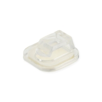 Держатель самоклеящийся для проводов и гирлянд ТУНДРА krep, 15х15 мм, 90 шт.