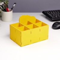 Органайзер для хранения мелочей "Это любовь!" 6 отделений, 18,7х12,5х12,5 см Органайзер для хранения мелочей "Это любовь!" 6 отделений, 18,7х12,5х12,5 см