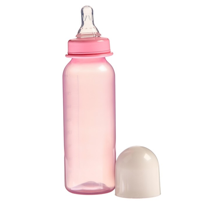 Бутылочка для кормления &laquo;Just lubby&raquo;, классическое горло, от 0 мес., 250 мл., цвет МИКС