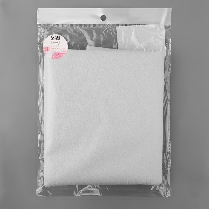 Флизелин клеевой, точечный, 50 г/кв.м, 1 × 1 м, цвет белый Флизелин клеевой, точечный, 50 г/кв.м, 1 × 1 м, цвет белый