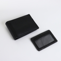 Портмоне мужское без застёжки, цвет чёрный Портмоне мужское без застёжки, цвет чёрный