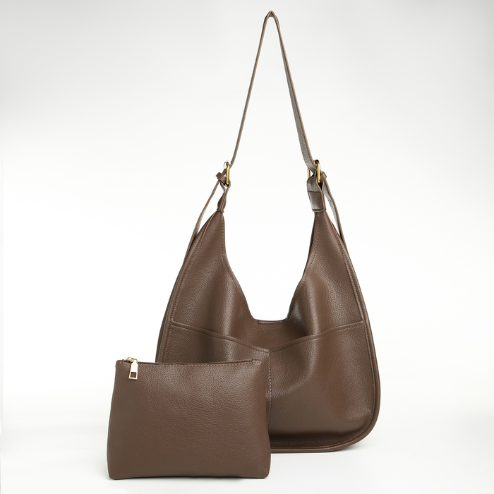 Сумка женская на магните TEXTURA, средний размер, цвет коричневый Сумка женская на магните TEXTURA, средний размер, цвет коричневый