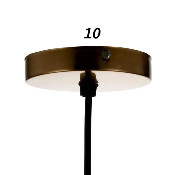 Светильник BayerLux 1240/1 E27 40Вт золото 26х26х15,5-115,5 см