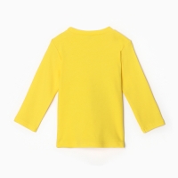 Лонгслив для девочки, цвет жёлтый, рост 98 см Лонгслив для девочки, цвет жёлтый, рост 98 см