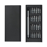 Набор отверток для точных работ, 24 насадки, 6.5 &times; 14.5 &times; 2 см