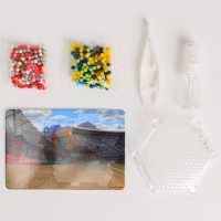 Аквамозаика с декорациями &laquo;Тачки&raquo;, 3 фигурки, 300 шариков