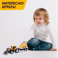 Трактор инерционный &laquo;Фермер&raquo;, с прицепом и трактором