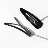 Колье на голову &laquo;Индия&raquo; бирюза, цвет красно-голубой в чернёном серебре, 32 см