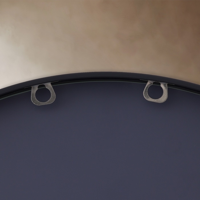 Зеркало "Чёрный матовый", настенное, 40 &times; 3 см