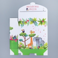 Коробка подарочная формовая, упаковка, &laquo;Приключения&raquo;, 23.5 х 22 х 7 см