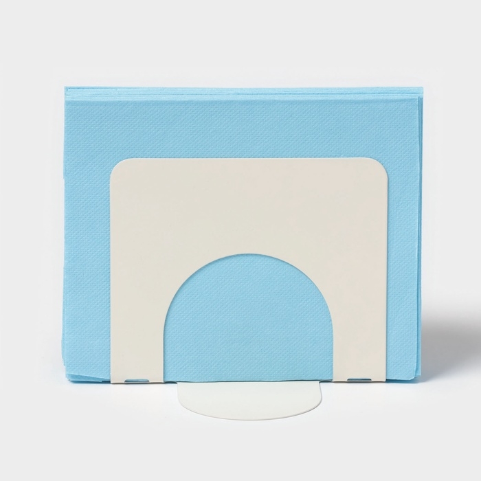 Салфетница Доляна &laquo;Трансформер&raquo;, 10&times;12 см, белая