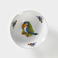 Салатник фарфоровый &laquo;Лесовичок&raquo;, 360 мл, d=14,5 см, рисунок микс