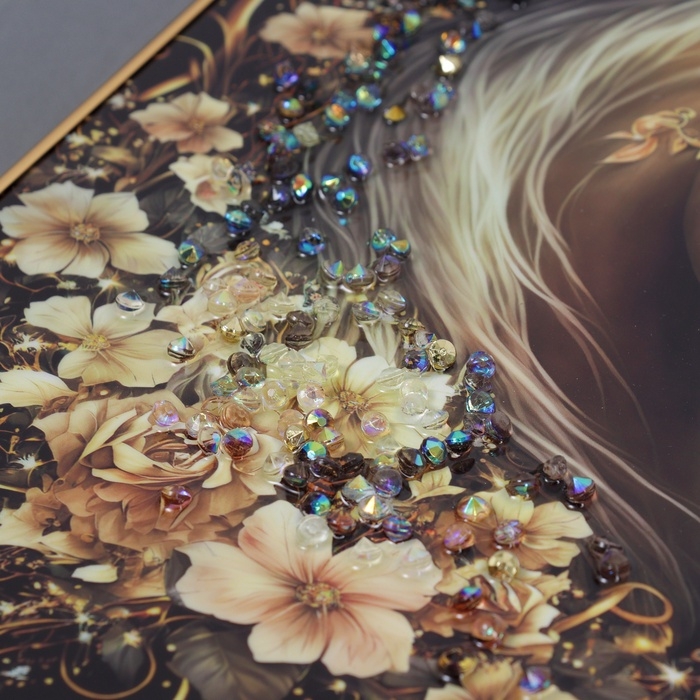 Картина акрил настольная Картина акрил настольная "Царский конь" 25х20 см