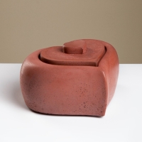 Биокамин настольный "Сердце" 17 х 8 см, топливо и спички в комплекте