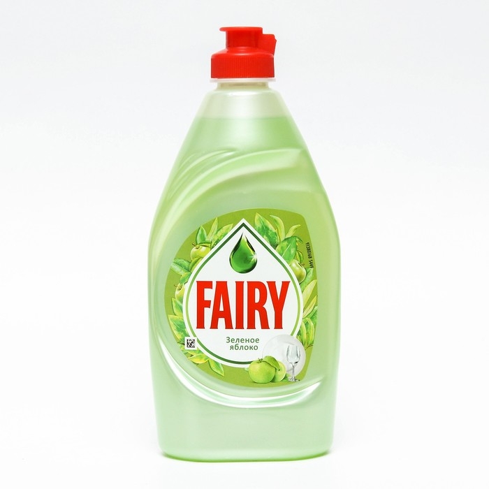Средство для мытья посуды Fairy "Зеленое яблоко", 450 мл