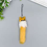 Брелок для ключей на подвеске &laquo;Пушистик. Лиса&raquo;, на сумку, рюкзак, h=9 см, МИКС