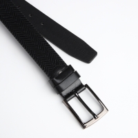 Ремень мужской «Великан», ширина 4 см, винт, пряжка металл, цвет чёрный Ремень мужской «Великан», ширина 4 см, винт, пряжка металл, цвет чёрный