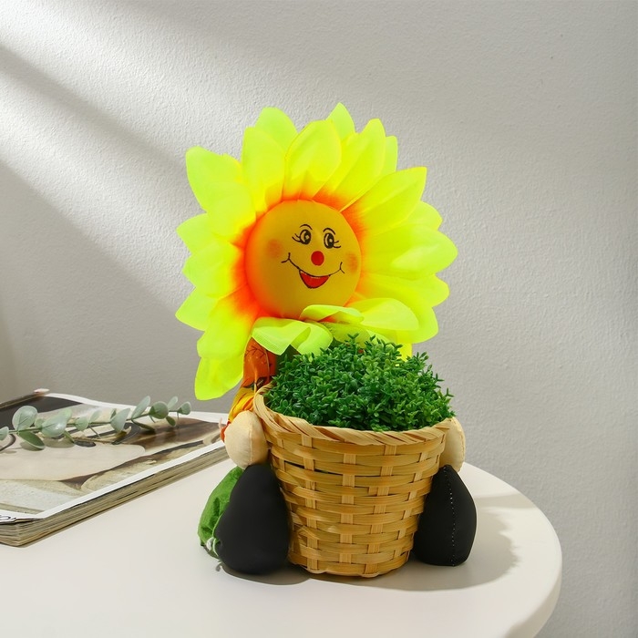 Подставка для цветов, на 1 горшок, d = 9 см, h = 11 см, МИКС, &laquo;Солнце&raquo;, Greengo