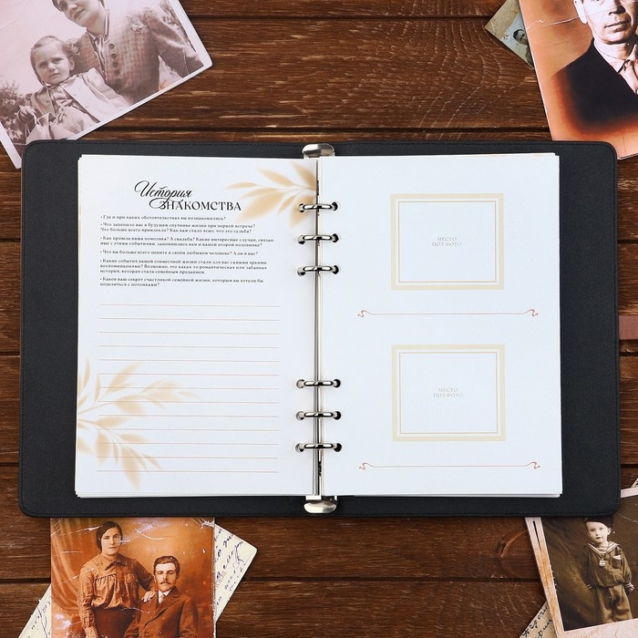 Родословная книга со встроенной флешкой 16 Gb &laquo;Книга всей семьи&raquo;, 17,5 х 23 см.