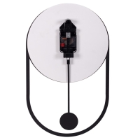 Часы настенные, интерьерные "Классика", бесшумные, 50 х 30 см, с маятником Часы настенные, интерьерные "Классика", бесшумные, 50 х 30 см, с маятником