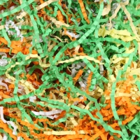 Наполнитель бумажный «Одуванчики», оранжевый, зеленый, белый, желтый, 50 г Наполнитель бумажный «Одуванчики», оранжевый, зеленый, белый, желтый, 50 г