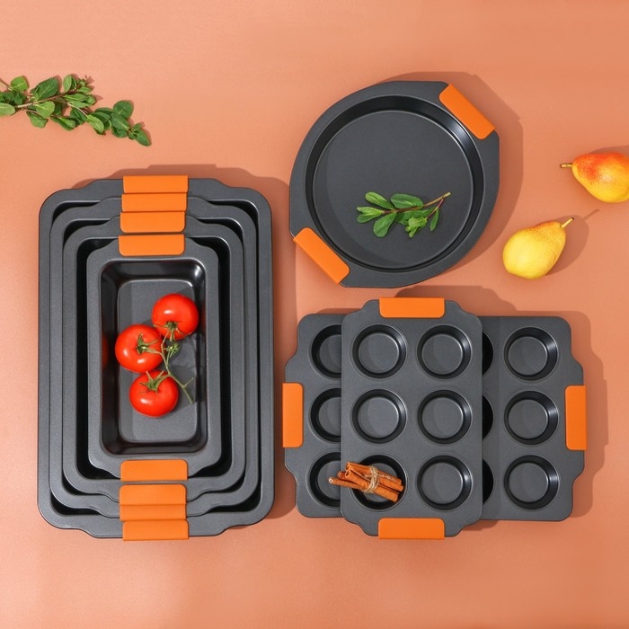 Противень для выпечки Magistro French Bakery, 47&times;30&times;5 см, антипригарное покрытие