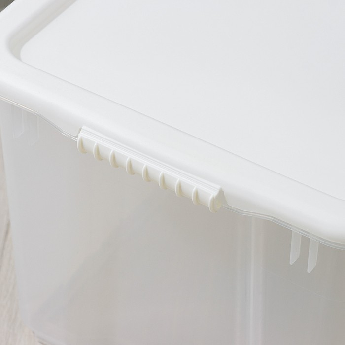 Контейнер для хранения с крышкой Porter, 21 л, 42&times;32&times;26 см, цвет слоновая кость