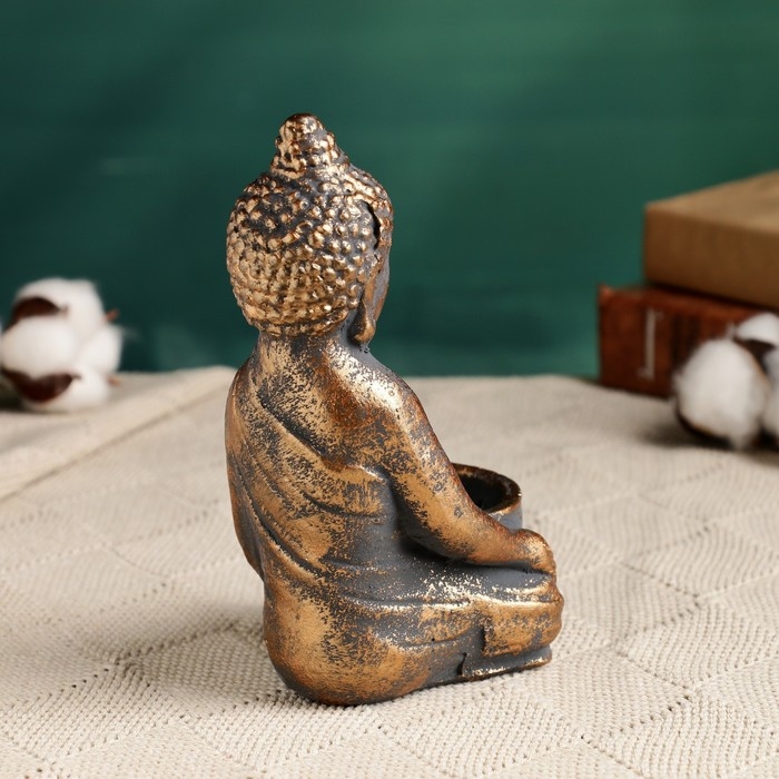 Подсвечник Подсвечник "Будда" винтаж 15,5см