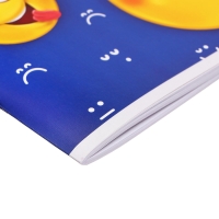 Альбом для рисования А4, 40 листов на скрепке "Смайлики", обложка мелованный картон, блок 100 г/м2