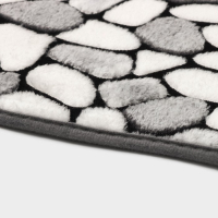 Коврик для ванной и туалета Доляна &laquo;Галька&raquo;, 50&times;80 см