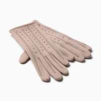 Перчатки женские MINAKU "Эстетика", р-р 23 см, цв. бежевый Перчатки женские MINAKU "Эстетика", р-р 23 см, цв. бежевый